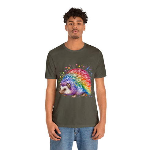 Rainbow Hedgehog - Short Sleeve Tee